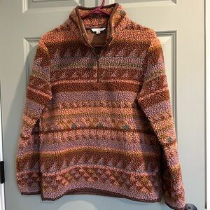 LL Bean Signature quarter zip fleece